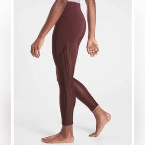 Athleta legging maroon size medium